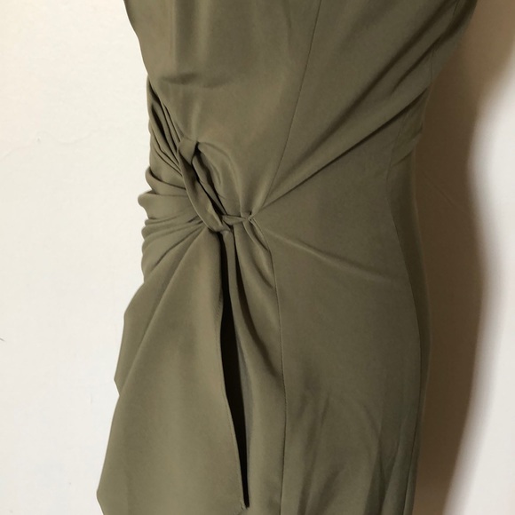 Zac Posen Sleeveless Side-Drape Dress - Picture 5 of 6